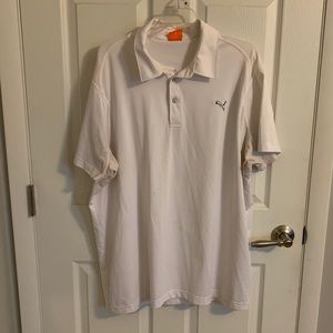 White Men’s Puma Golf Polo